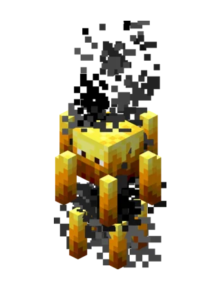 Minecraft Blaze mob card
