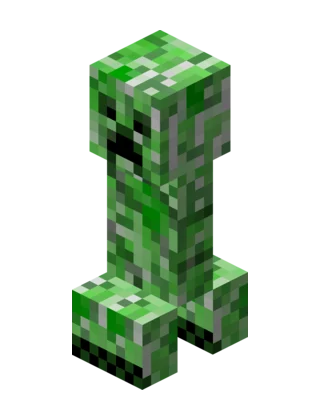 Minecraft Creeper mob card