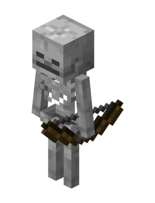 Minecraft Skeleton mob card
